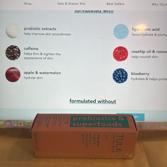 rose glow + get it cooling & brightening eye balm nib - Picture 3 of 8